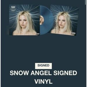 Renée Rapp Snow Angel Limited Blue vinyl & SIGNED Card autographed Sealed renee